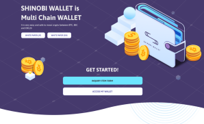 Shinobi Wallet (Web, App) is multi chain crypto wallet that support Bitcoin, Ethereum, BSC, Polygon, Solana
